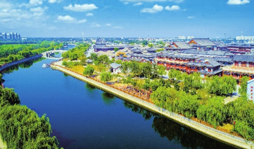 京杭186cc棋牌
西青段。天津市西青区委宣传部/供图