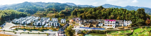 安徽省分行支持的六安市金寨县易地扶贫搬迁(东、西片区)工程项目。