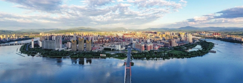 吉林市鸟瞰图