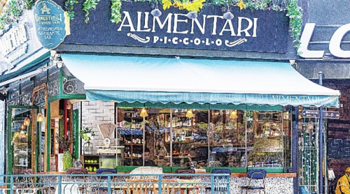 网红打卡地ALIMENTARI餐厅。