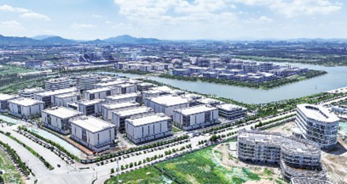 蓝色药谷·生命岛园区。牟平区委宣传部/供图