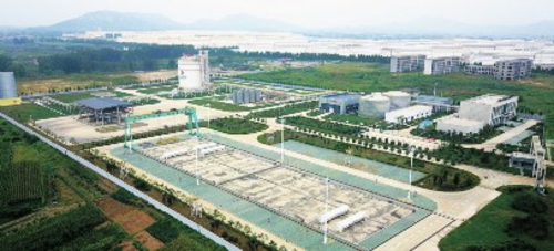 日照市LNG应急储配中心全景图。刘辉/摄