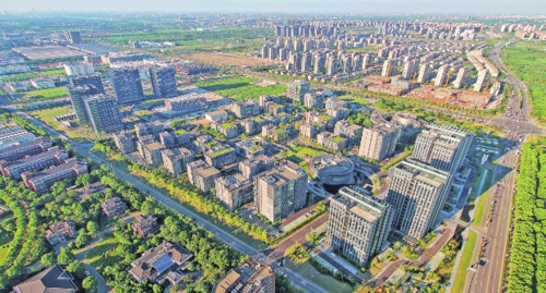 东方美谷核心区。东方美谷国际化妆品大会组委会/供图